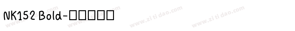NK152 Bold字体转换